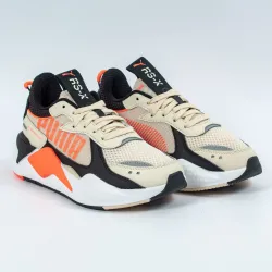 Basket basse fille Puma RS-X Bold Jr Beige - ZESHOES