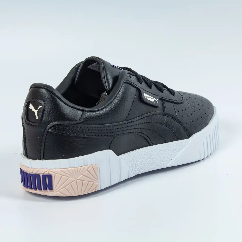Basket basse fille Puma Cali ps Noir - ZESHOES