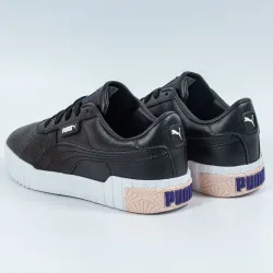 Basket basse fille Puma Cali ps Noir - ZESHOES
