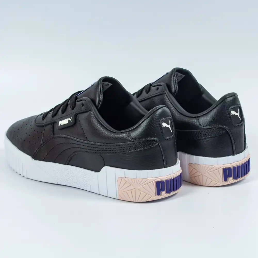 Basket basse fille Puma Cali ps Noir - ZESHOES