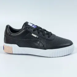 Basket basse fille Puma Cali ps Noir - ZESHOES