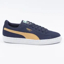 Basket basse garcon Puma JR Suede Classic Bleu - ZESHOES