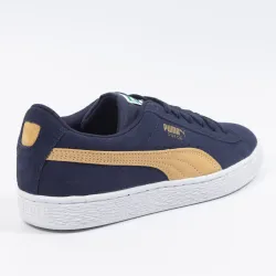 Basket basse garcon Puma JR Suede Classic Bleu - ZESHOES