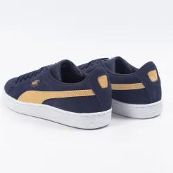 Basket basse garcon Puma JR Suede Classic Bleu - ZESHOES