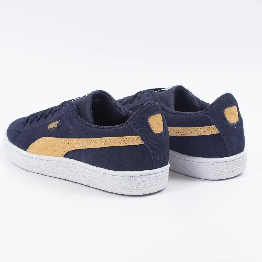 Basket basse garcon Puma JR Suede Classic Bleu - ZESHOES