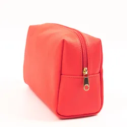 Trousse de toilette femme Guess Nohea Large Top Zip red Orange - ZESHOES