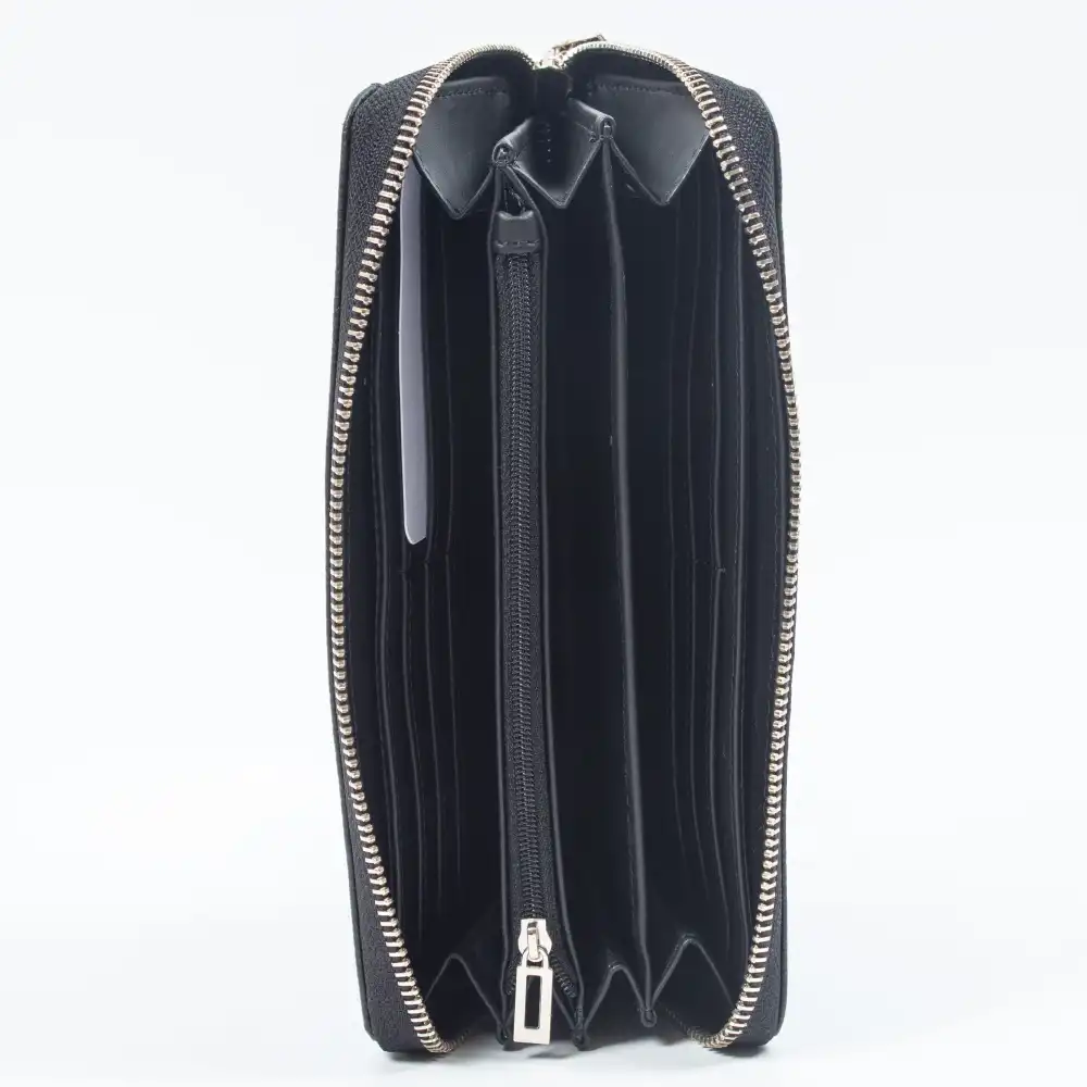 Portefeuille femme Guess Logo Numérique Noir - ZESHOES