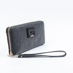 Portefeuille femme Guess Big Logo Noir - ZESHOES