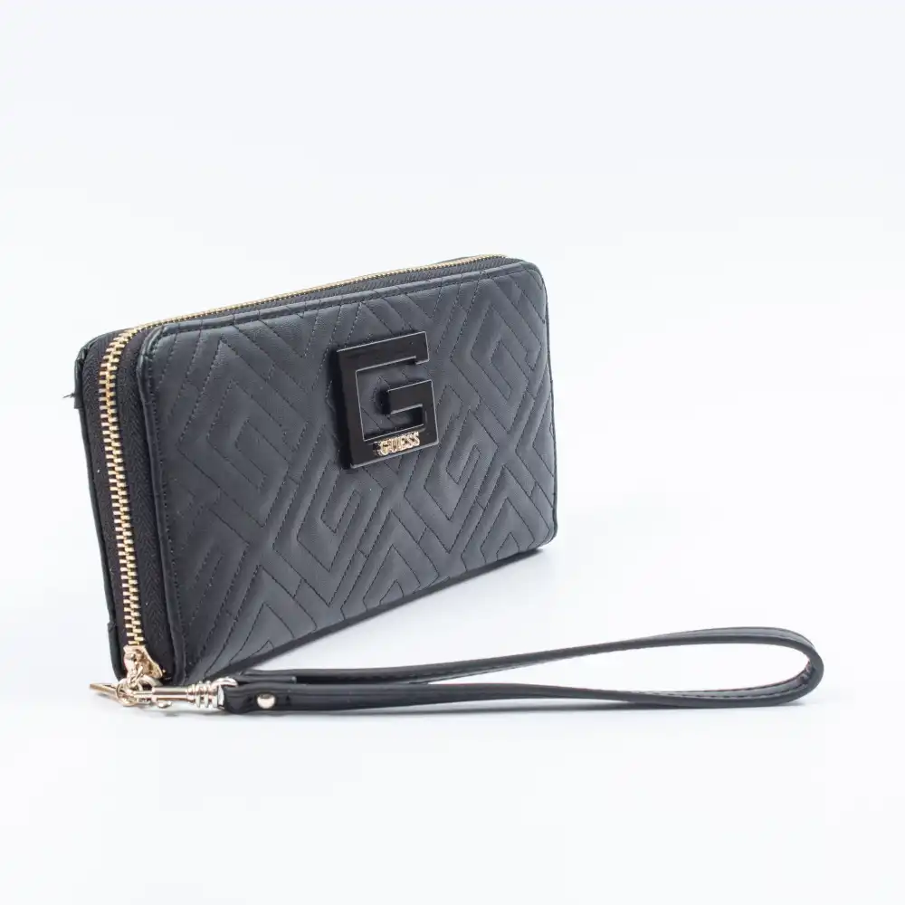 Portefeuille femme Guess Big Logo Noir - ZESHOES