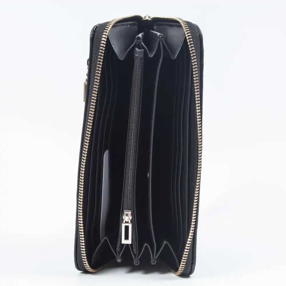 Portefeuille femme Guess Big Logo Noir - ZESHOES