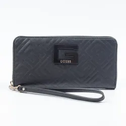 Portefeuille femme Guess Big Logo Noir - ZESHOES