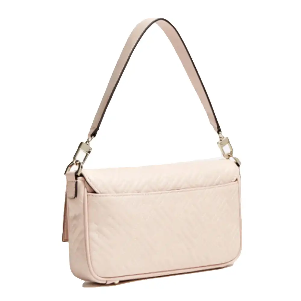 Sac a main femme Guess Matelassé Brightside Rose - ZESHOES Sac a main femme Guess Matelassé Brightside Rose - ZESHOES