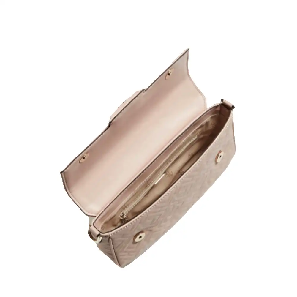 Sac a main femme Guess Matelassé Brightside Rose - ZESHOES Sac a main femme Guess Matelassé Brightside Rose - ZESHOES