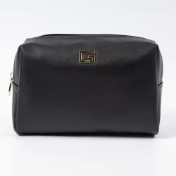 Trousse de toilette femme Guess nohea large top zip Noir - ZESHOES