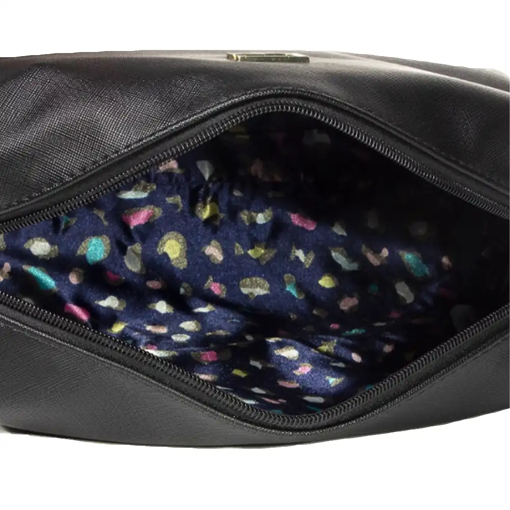 Trousse de toilette femme Guess nohea large top zip Noir - ZESHOES