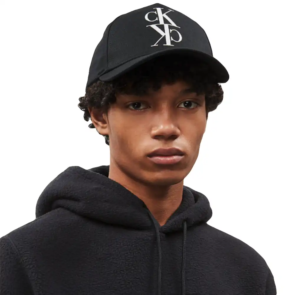 Casquette homme Calvin Klein Sergé de coton Noir - ZESHOES