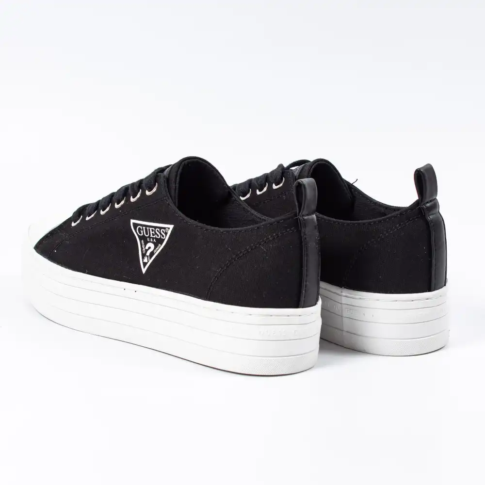 Basket de ville basse femme Guess Brigs Noir - ZESHOES