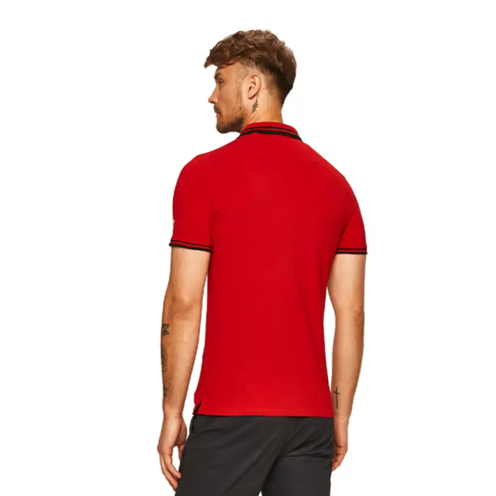 Polo manche courte Guess Red Polo Rouge - ZESHOES