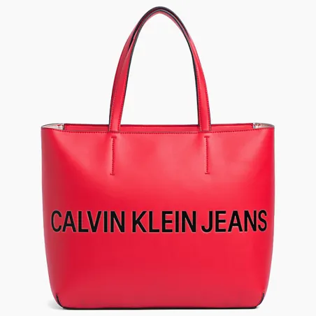 Produits victimes de leur succès Calvin Klein Rouge Logo sculpte zippe