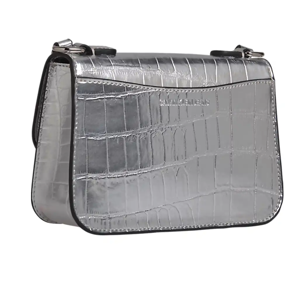 Sac a main femme Calvin Klein Hardware flap body c Gris - ZESHOES