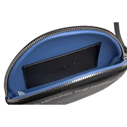 Sac a main femme Calvin Klein Pochette cercle sculpté noire Noir - ZESHOES