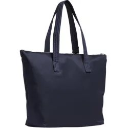 Sac a main femme Tommy Jeans Nylon tote Bleu - ZESHOES