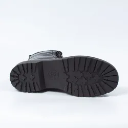 Basket montante femme Guess Anfibio talisi effet croco Noir - ZESHOES