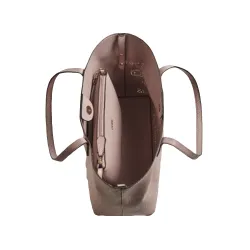 Sac a main femme Guess Cabas vikky logo Rose - ZESHOES