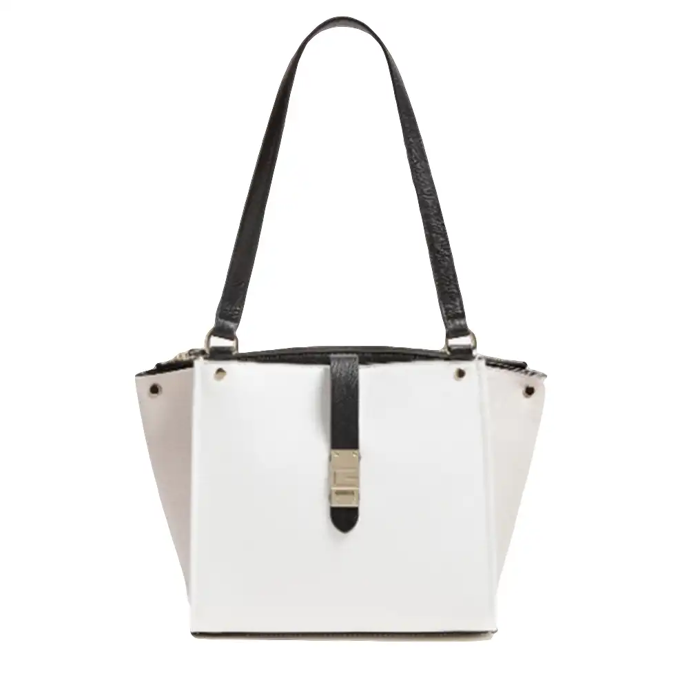 Sac a main femme Guess Nerea color-block Blanc - ZESHOES