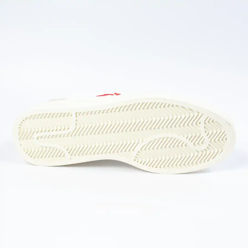 Basket basse homme Le Coq Sportif Court net Blanc - ZESHOES