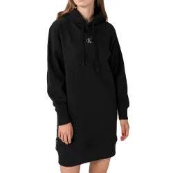 Robe femme Calvin Klein Robe pull Noir - ZESHOES