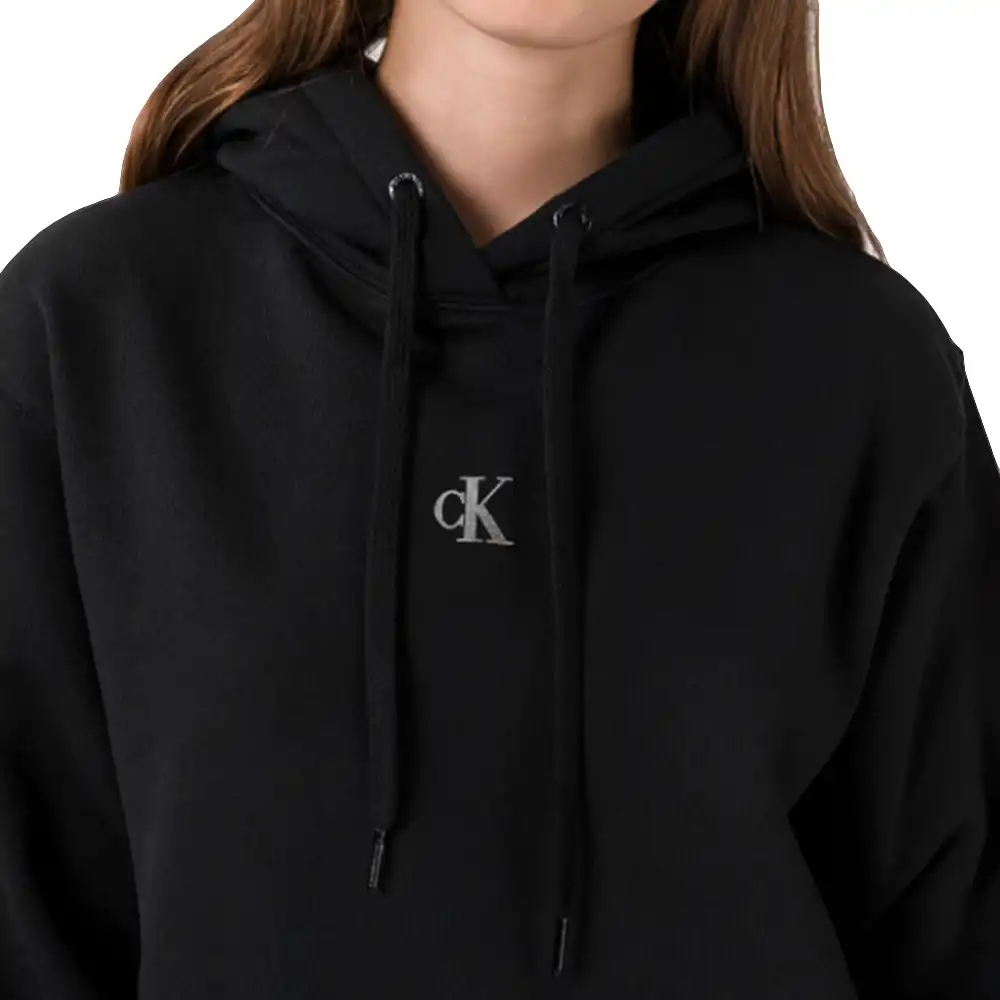 Robe femme Calvin Klein Robe pull Noir - ZESHOES