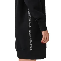 Robe femme Calvin Klein Robe pull Noir - ZESHOES