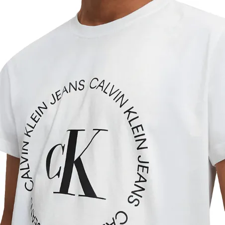 Produits victimes de leur succès Calvin Klein Blanc Logo ring