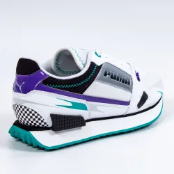 Basket basse femme Puma Mile rider sunny gataway wns Blanc - ZESHOES Basket basse femme Puma Mile rider sunny gataway wns Blanc - ZESHOES