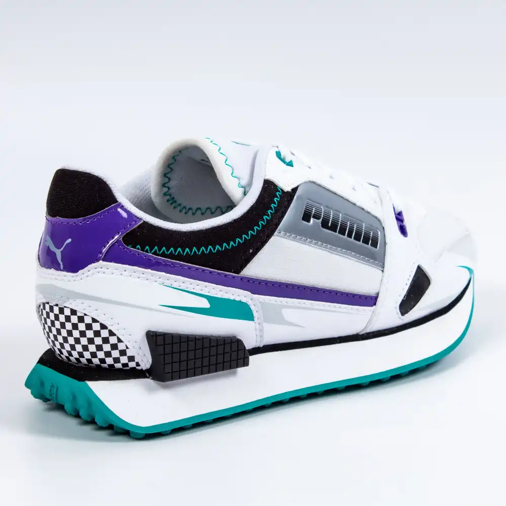 Basket basse femme Puma Mile rider sunny gataway wns Blanc - ZESHOES Basket basse femme Puma Mile rider sunny gataway wns Blanc - ZESHOES