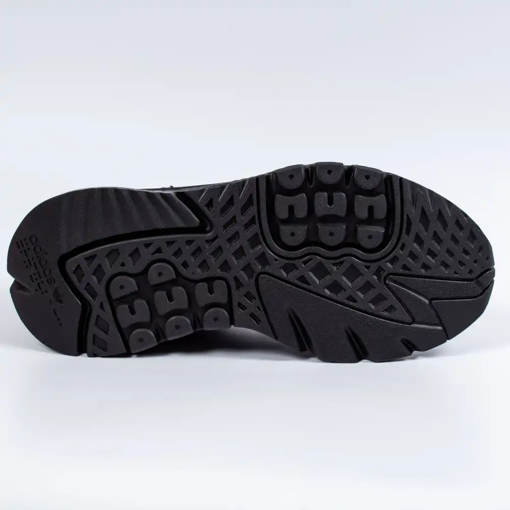 Basket basse homme Adidas Nite jogger Noir - ZESHOES