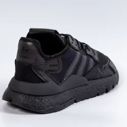 Basket basse homme Adidas Nite jogger Noir - ZESHOES
