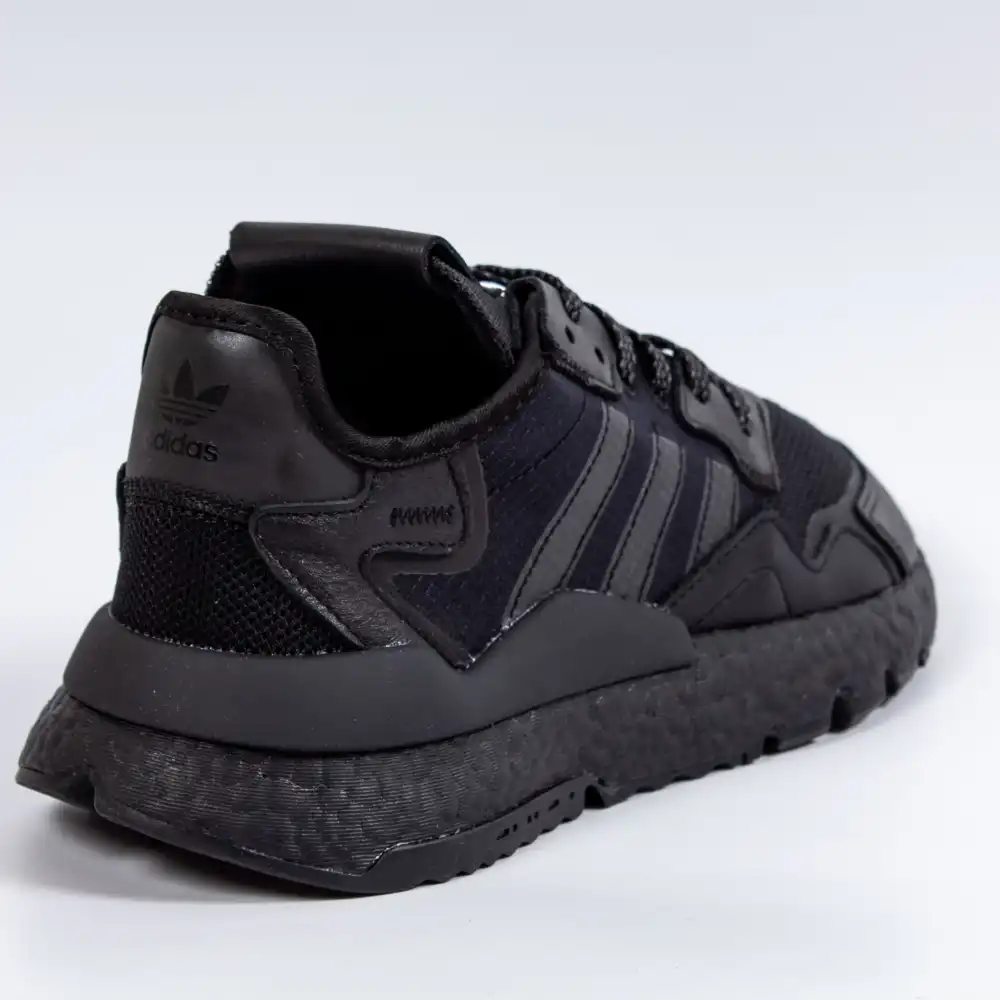 Basket basse homme Adidas Nite jogger Noir - ZESHOES