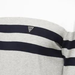 Sweat shirt homme Guess Brazos sweater Gris - ZESHOES