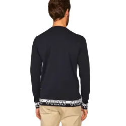 Sweat shirt homme Guess Nat Bleu - ZESHOES