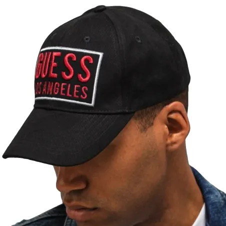 Produits victimes de leur succès Guess Noir Cap logo