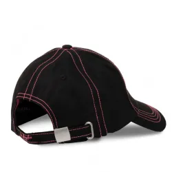 Casquette femme Guess Cap logo triangle Noir - ZESHOES