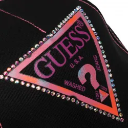 Casquette femme Guess Cap logo triangle Noir - ZESHOES