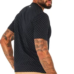 T shirt manche courte homme Sergio Tacchini Din Noir - ZESHOES