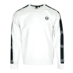 Sweat shirt homme Sergio Tacchini Fugard sweater wh Blanc - ZESHOES