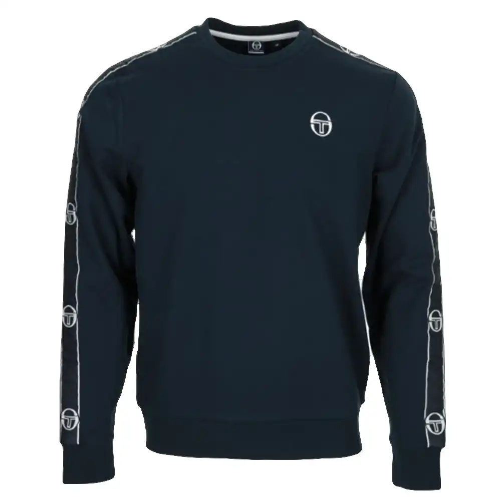 Sweat shirt homme Sergio Tacchini Fugard navy Bleu - ZESHOES