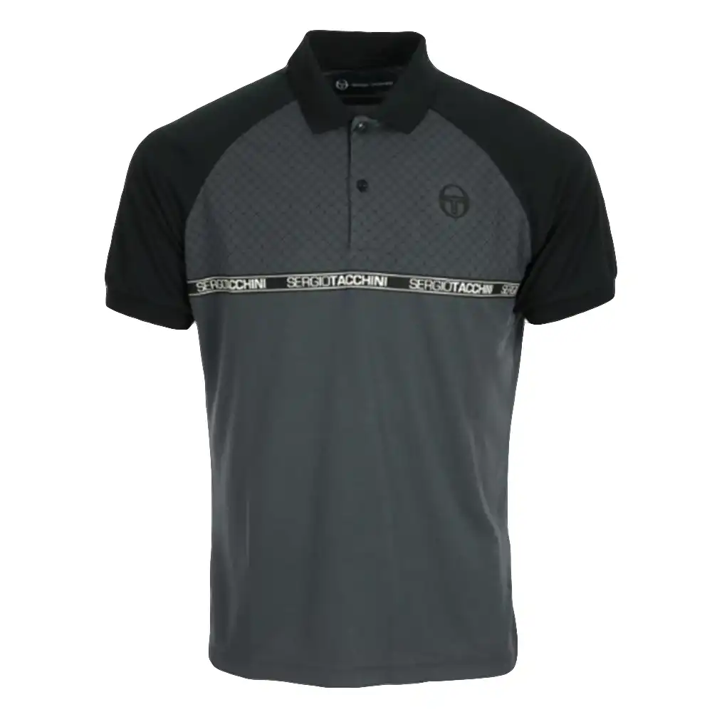 Polo manche courte Sergio Tacchini Fosh polo Noir - ZESHOES
