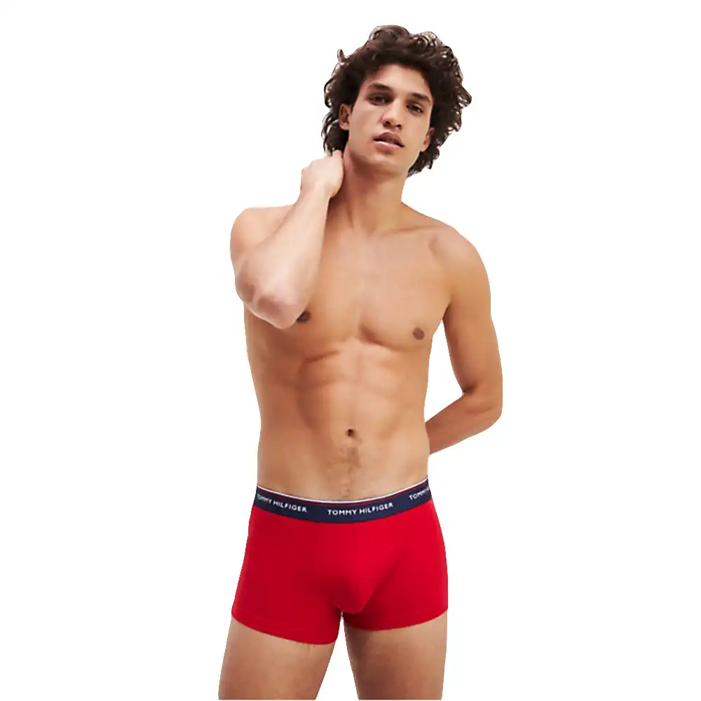 Boxer homme Tommy Jeans Pack 3 unlimited logo Multicolor - ZESHOES