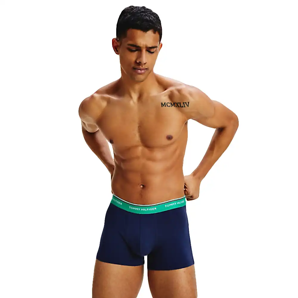 Boxer homme Tommy Jeans Pack x3 unlimited logo Multicolor - ZESHOES